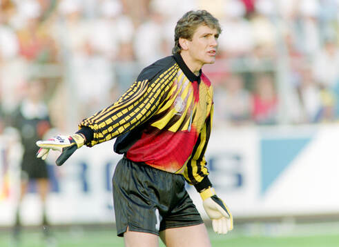 Germanys goalkeeper Bodo Illgner