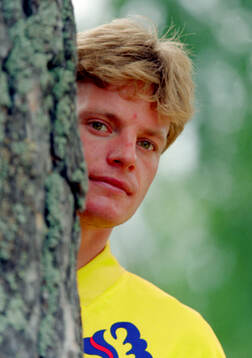 Swedens Stefan Schwarz at training camp in Gimo