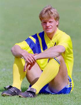 Swedens Stefan Schwarz at training camp in Gimo