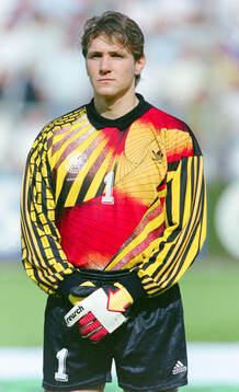 Germanys goalkeeper Bodo Illgner