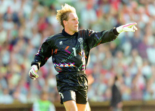 Goalkeeper Hans van Breukelen of Netherlands
