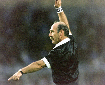 Referee Jose dos Santos of Portugal