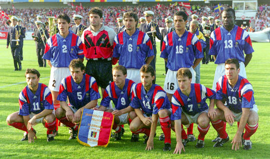Football, Uefa EURO 1992, Group 1, Denmark - France 2-1,