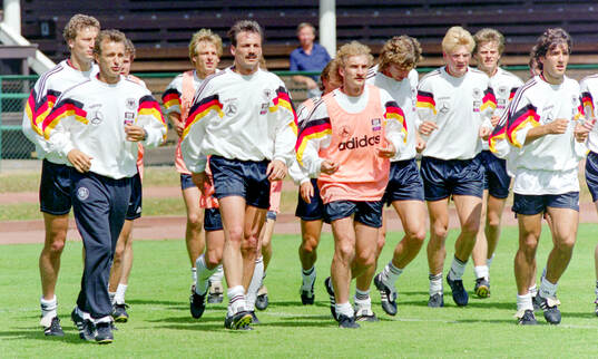 Germany, preview, training and media event at camp in