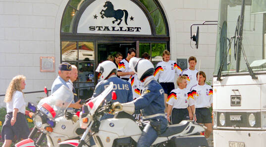 Germany, preview, training and media event at camp in