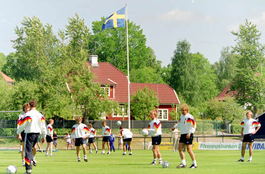 Germany, preview, training and media event at camp in