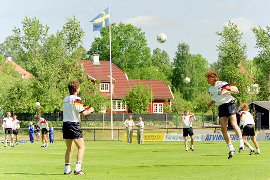 Germany, preview, training and media event at camp in