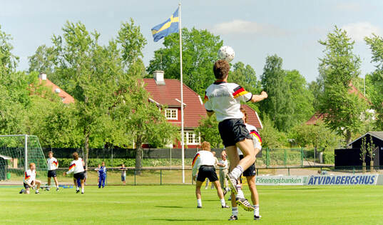 Germany, preview, training and media event at camp in