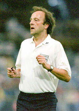 Referee Kurt Rothlisberger of Switzerland