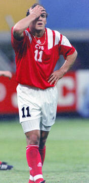 Sergey Yuran of CIS looks dejected