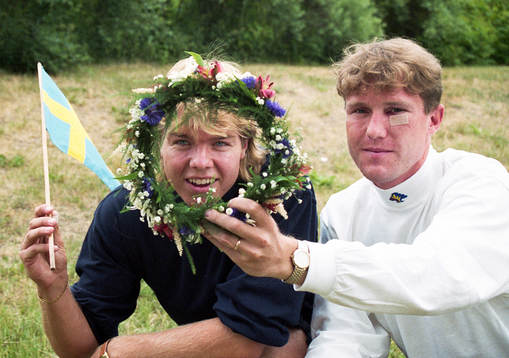 Tomas Brolin och Jan Eriksson, Sverige
