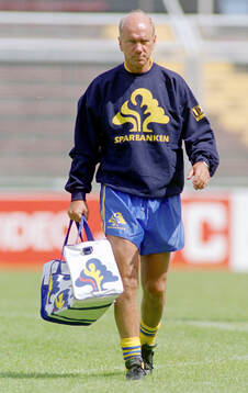 Swedens manager Tommy Svensson