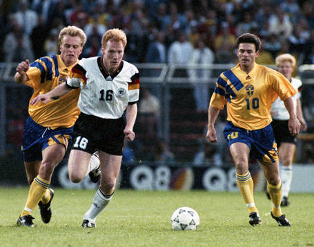 Jonas Thern och Anders Limpar, Sverige och Matthias