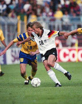 Roger Ljung, Sverige och Jürgen Klinsmann, Tyskland
