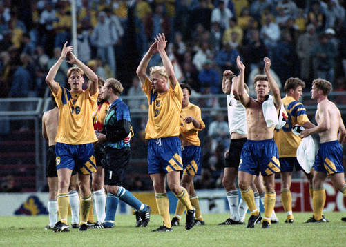 Kennet Andersson, Klas Ingesson, Roland Nilsson, Sverige
