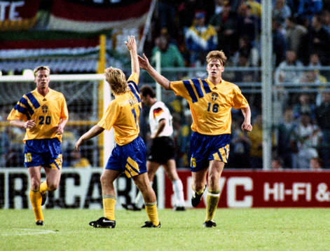 Kennet Andersson och Tomas Brolin, Sverige