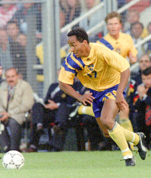Martin Dahlin of Sweden