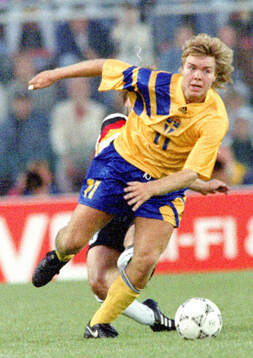 Tomas Brolin of Sweden