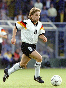 Bläddra bland fler bilder av Football, EURO 92, Semifinal, Germany - Sweden