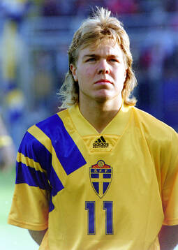 Lineup, Swedens Tomas Brolin