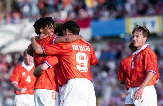 Fotboll, EM92, Semifinal, Holland - Danmark