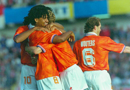 Football, Uefa EURO 1992, Semifinal, Netherlands - Denmark