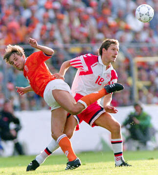 Football, Uefa EURO 1992, Semifinal, Netherlands - Denmark