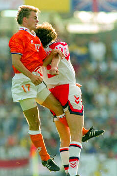 Football, Uefa EURO 1992, Semifinal, Netherlands - Denmark