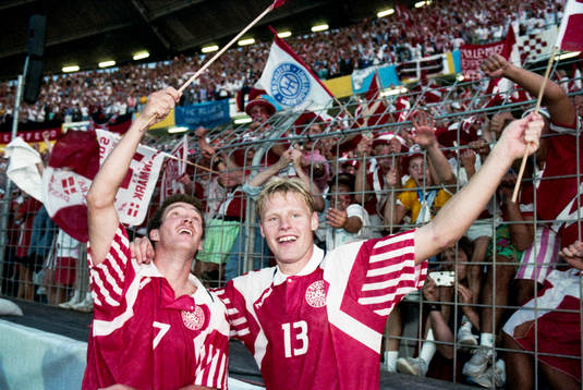 John Faxe Jensen och Henrik Larsen, Danmark jublar