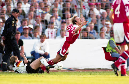 Kim Christofte, Danmark fälls bakifrån
