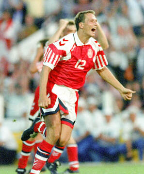 Denmarks Torben Piechnik celebrates