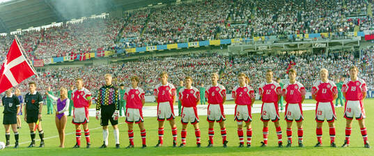 Lineup of Denmark