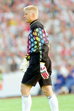Denmark goalkeeper Peter Schmeichel