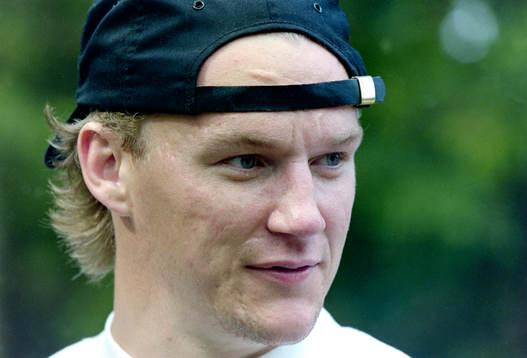 Tomas Forslund spelar golf i Halmstad