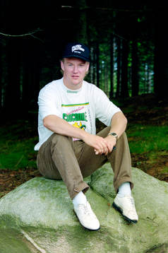 Tomas Forslund spelar golf i Halmstad