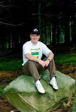 Tomas Forslund spelar golf i Halmstad