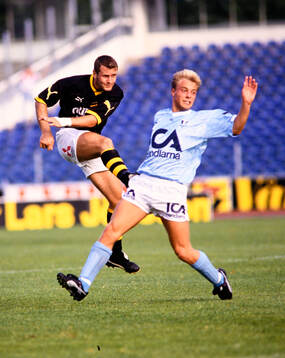AIK:s Michael Borgqvist och Malmös Anders Andersson