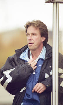 Roger Gustafsson, tränare i Göteborg