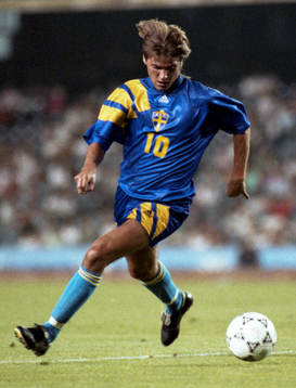 Bläddra bland fler bilder av OS 1992, Fotboll, Kvartsfinal, Sverige - Australien