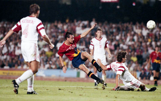 OS 1992, Fotboll, Final, Polen - Spanien, 2-3