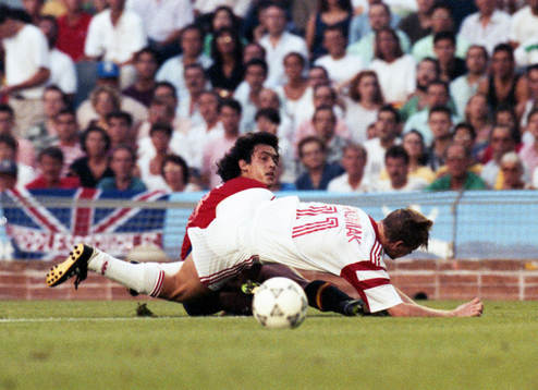OS 1992, Fotboll, Final, Polen - Spanien, 2-3