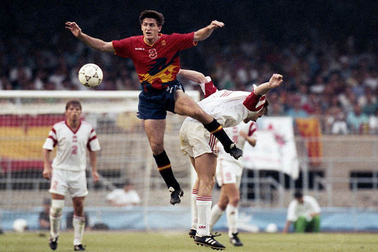 OS 1992, Fotboll, Final, Polen - Spanien, 2-3