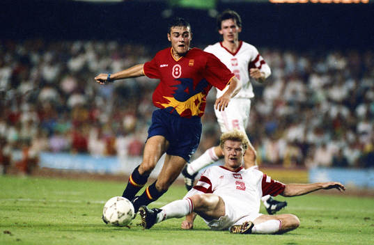 OS 1992, Fotboll, Final, Polen - Spanien, 2-3