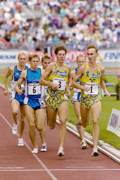 Patrik Johansson och Peter Koskenkorva, Sverige på 1500 m