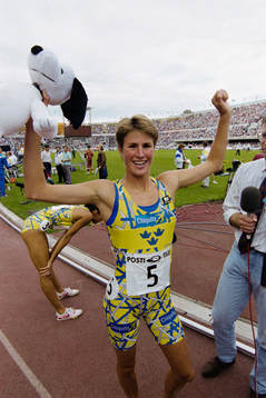 Segrarinnan Malin Ewerlöf, Sverige på 800 m