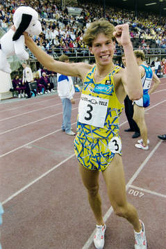 Patrik Johansson, Sverige vinner 1500 m