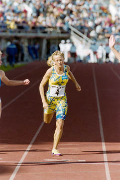 Maria Staafgård, Sverige på 100 m