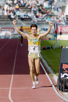Stefan Johansson, Sverige vinner 10000 m gång