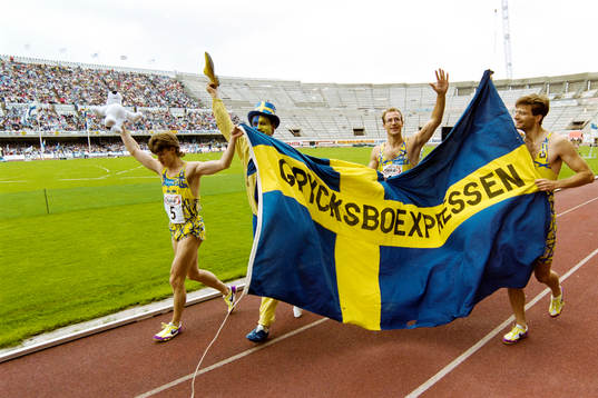 Torbjörn Eriksson, Thomas Leandersson och Lars Hedner,