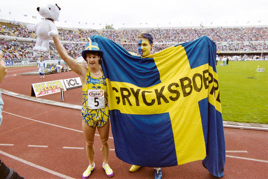 Torbjörn Eriksson, Sverige och en svensk supporter
